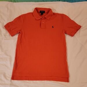 Polo Ralph Lauren Orange Polo Shirt.  Youth Large 14-16